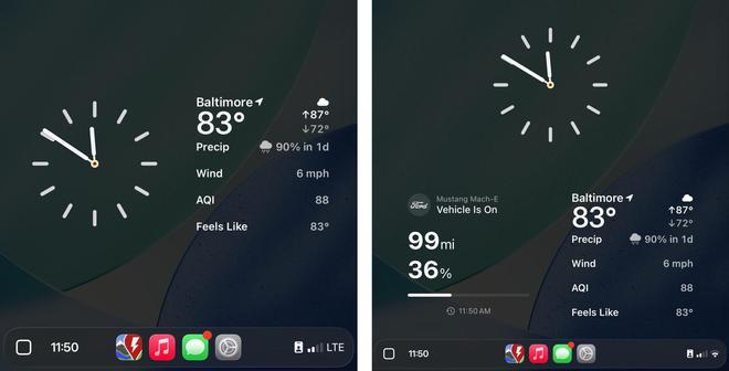 苹果 iOS 26 增强CarPlay:界面针对车载屏幕尺寸 / 形状智能缩放