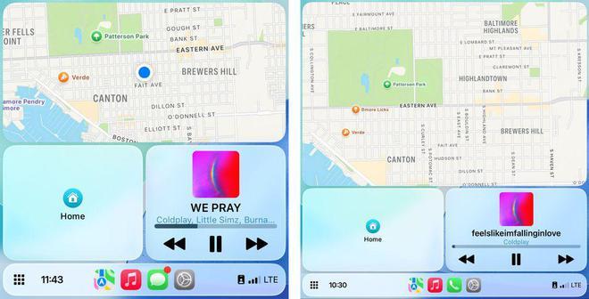 苹果 iOS 26 增强CarPlay:界面针对车载屏幕尺寸 / 形状智能缩放